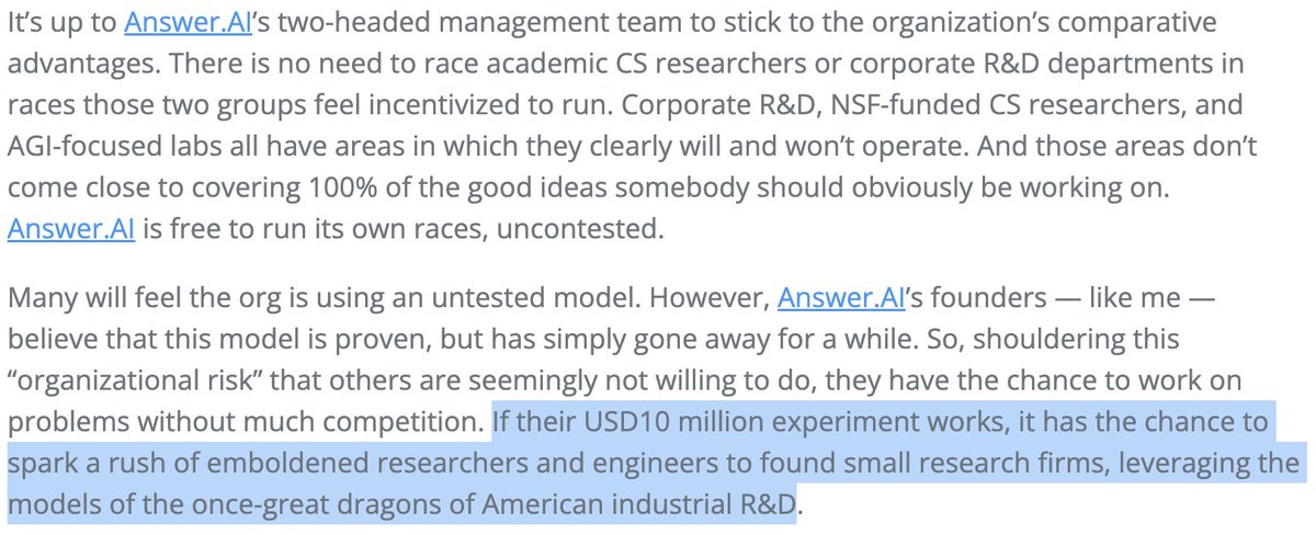 Jeremy Howard (@jeremyphoward) on Twitter photo There are few things more important to our civilization than understanding how to better do R&D. Thankfully, <a href="/eric_is_weird/">Eric Gilliam</a> has dedicated himself to studying this question.
As a result, he's become the foremost scholar and historian of 19th and 20th century R&D labs.
1/🧵 There are few things more important to our civilization than understanding how to better do R&D. Thankfully, <a href="/eric_is_weird/">Eric Gilliam</a> has dedicated himself to studying this question.
As a result, he's become the foremost scholar and historian of 19th and 20th century R&D labs.
1/🧵