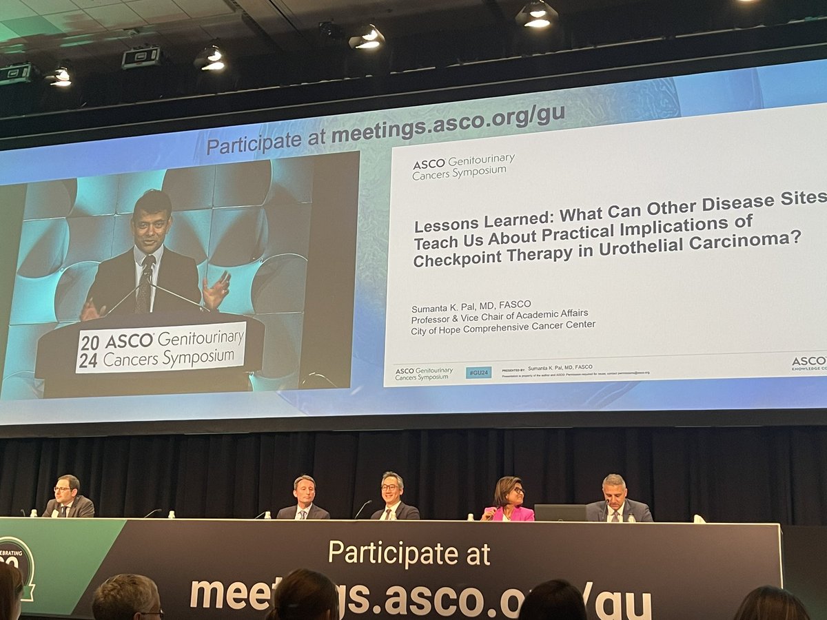 neerajaiims's tweet photo. Fantastic talk by @montypal in #GU24 @ASCO ๐Lessons Learned from other disease sites on IO use in #bladdercancer ๐quoting lessons from @DrSapnaPatel @HwakeleeMD @DrChoueiri @PGrivasMDPhD @MattGalsky @ProfGLongMIA @crisbergerot @EthanBasch1 Must watch talk. @OncoAlert @Uromigos https://t.co/EfuurFIH2F
