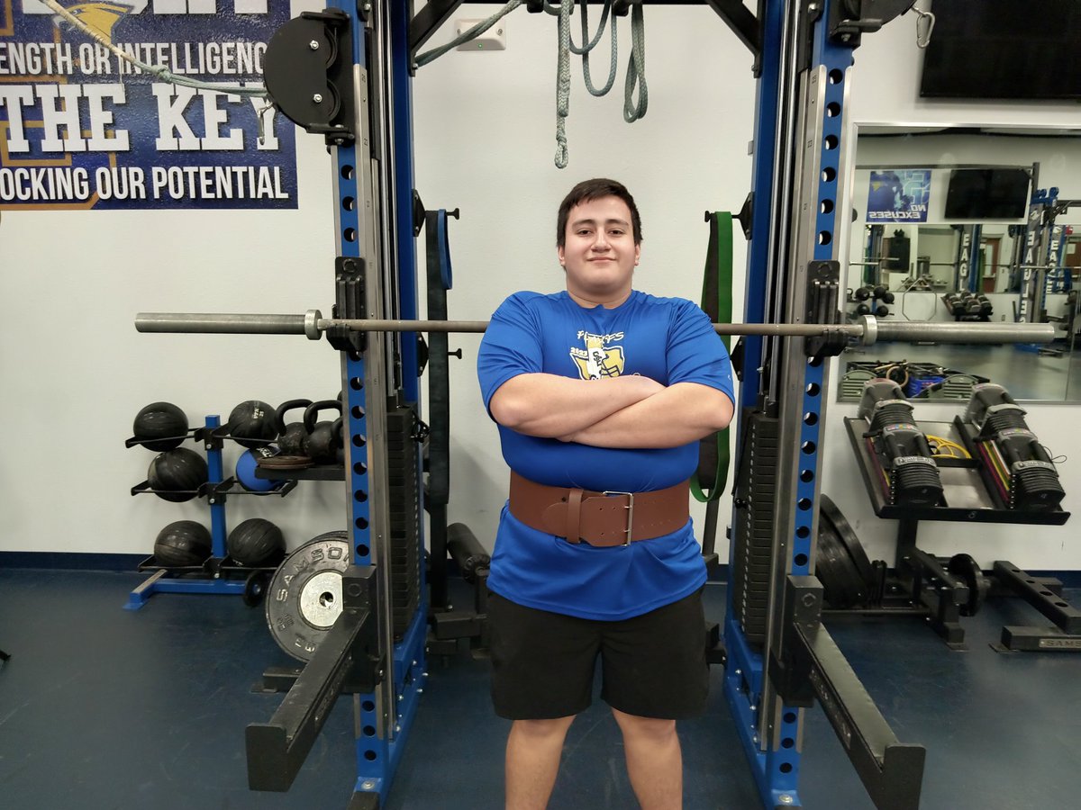 Super sophomore Matthew maxed out at 365 on squat!  
#TDEP
#PeoplePassionPurpose