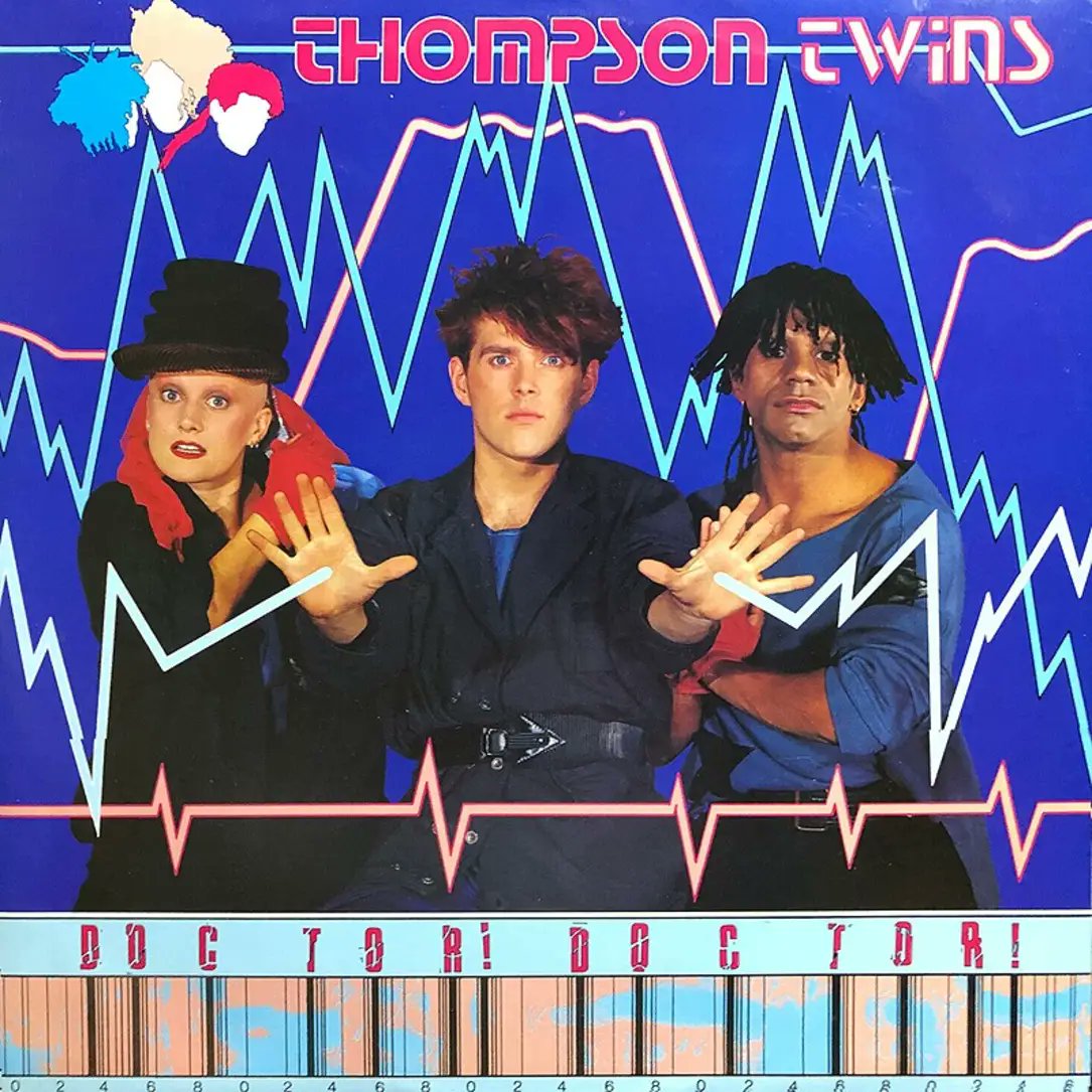 On this date in 1984
#ThompsonTwins
released the single
'Doctor! Doctor!'