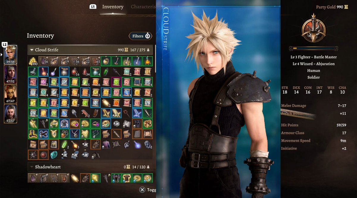 OneOnlyMicLuk's tweet photo. #FF7 x #BaldursGate Cloud &amp; dream versions of his friends work to get him back home: https://t.co/1LRy730Abp
#FF7Remake
#twitchstreamer
#Twitch
#twitchtv
#streamer
#stream
#streamingNOW
#StreamingLive
#smallstreamer
@TwitchTVOnline
@TwitchReTweets
@smallstreamhype
@TwitchTVGaming https://t.co/XvB9NOiDfS