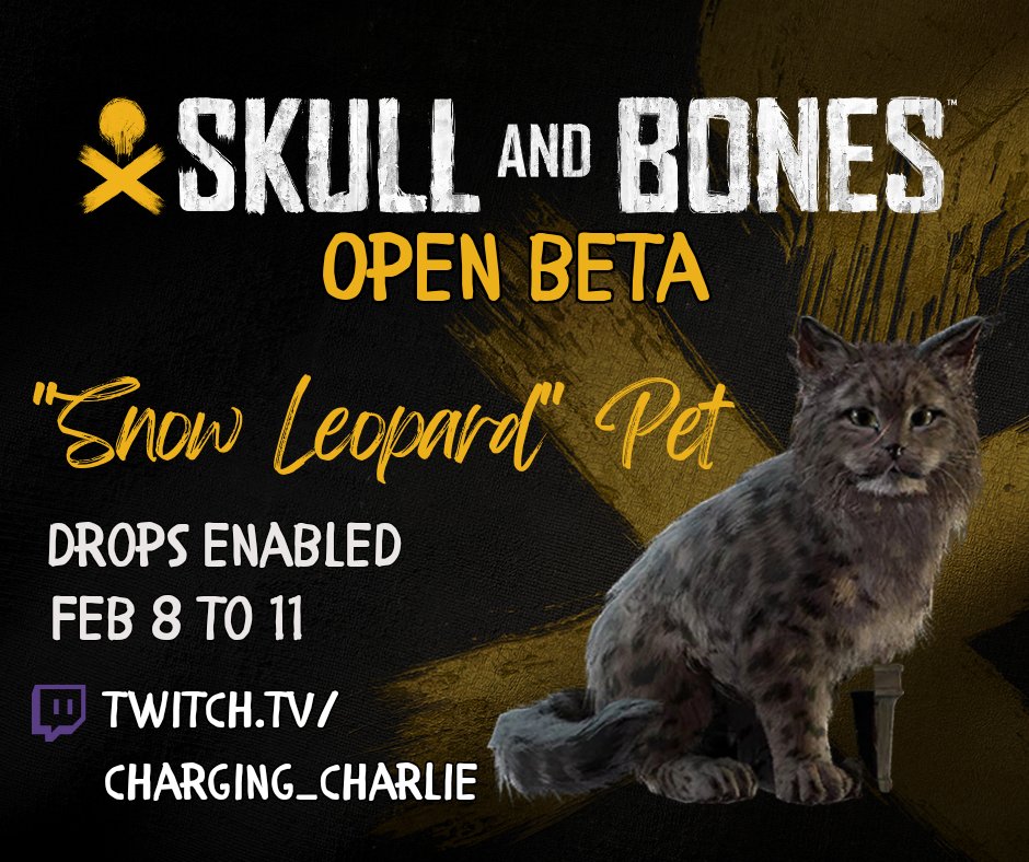 ttv_charlie's tweet image. I have drops enabled for this upcoming Skull and Bones Open Beta! The Cat Distribution Sytem at work, nicely done @skullnbonesgame 🐈‍⬛️🏴‍☠️