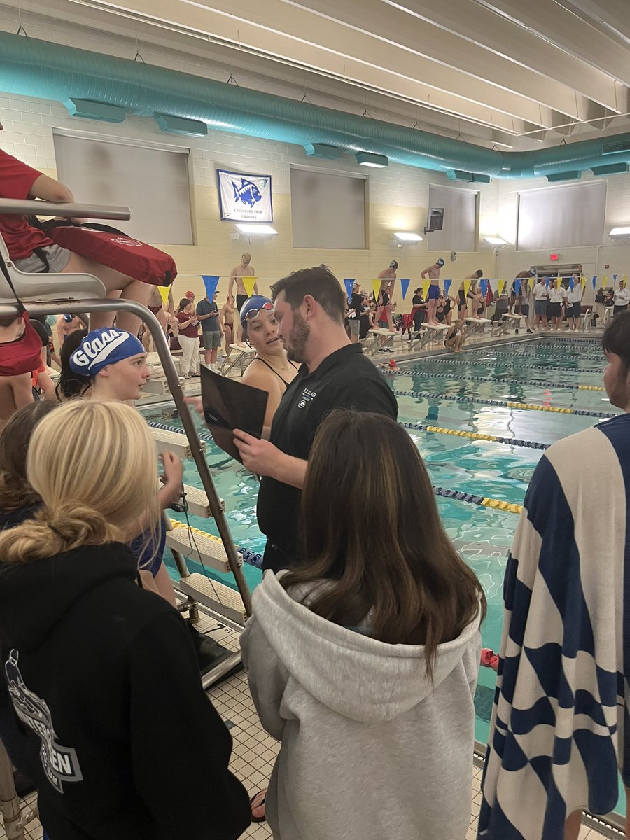 LETS GO GLASS!!! District swim meet tonight girls and boys medley relays starting strong! <a href="/ecgathletics/">E.C. Glass Athletics</a> <a href="/ecghighschool/">E.C. Glass H.S.</a>