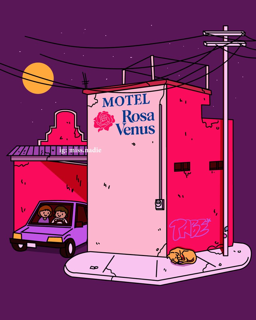 Motel Rosa Venus 🌹

Sería una gran idea que los jabones rositas saquen su cadena de moteles todos rositas cute kawai desne. Imagínatelos llenísimos el 14 de febrero 😂