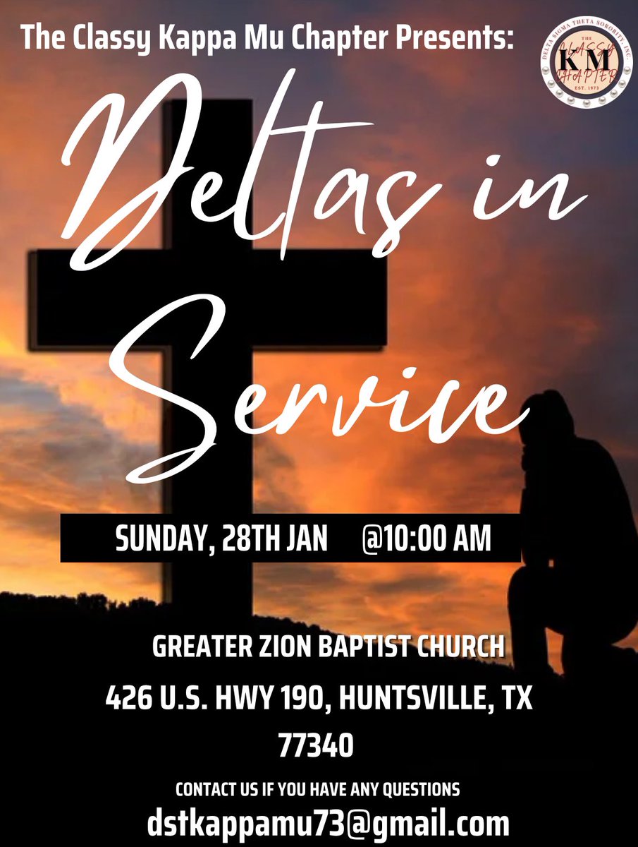 Kappa Mu invites you all to Praise &amp; Worship with us this Sunday at 10AM. Come out in your school colors!🧡💙🤍