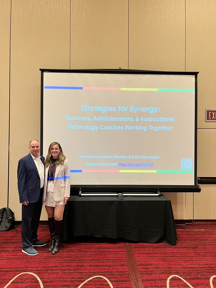 Just wanted to shoutout @MsAshleyShanley and @evanabramson for hosting an amazing session yesterday at NJ Techspo! 

Great insight into how to make the coach-administer relationship THRIVE! 

#Techspo24 #edtech