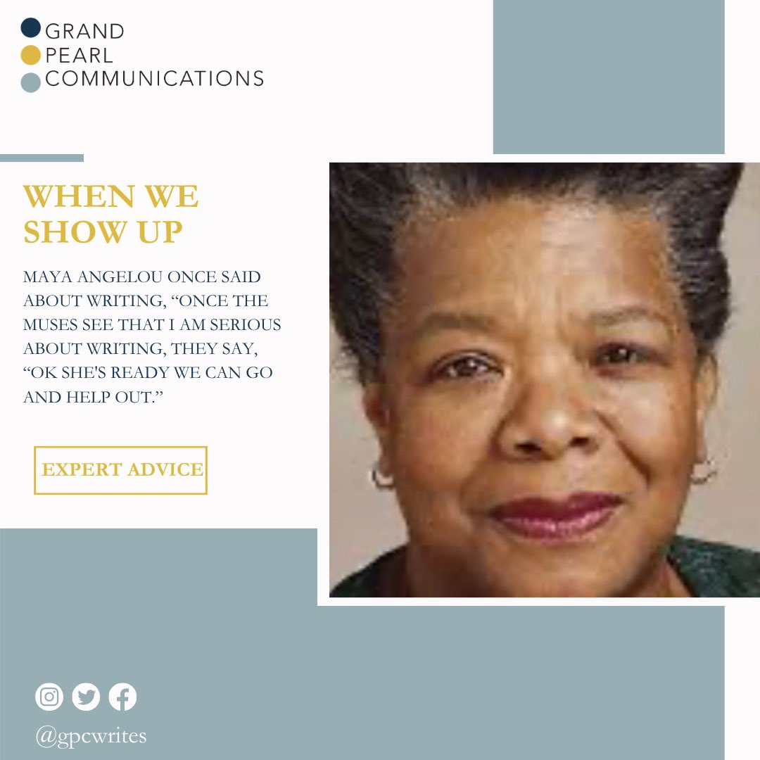 Dr. Angelou is revered for her writing. But guess what? the muses don’t just show up for her alone. We all can get that help when we demonstrate that we are serious--when we show up. 

.
.
.

#popculture #craft #craftofwriting #mayaangelou #writingcommunity #writerstips