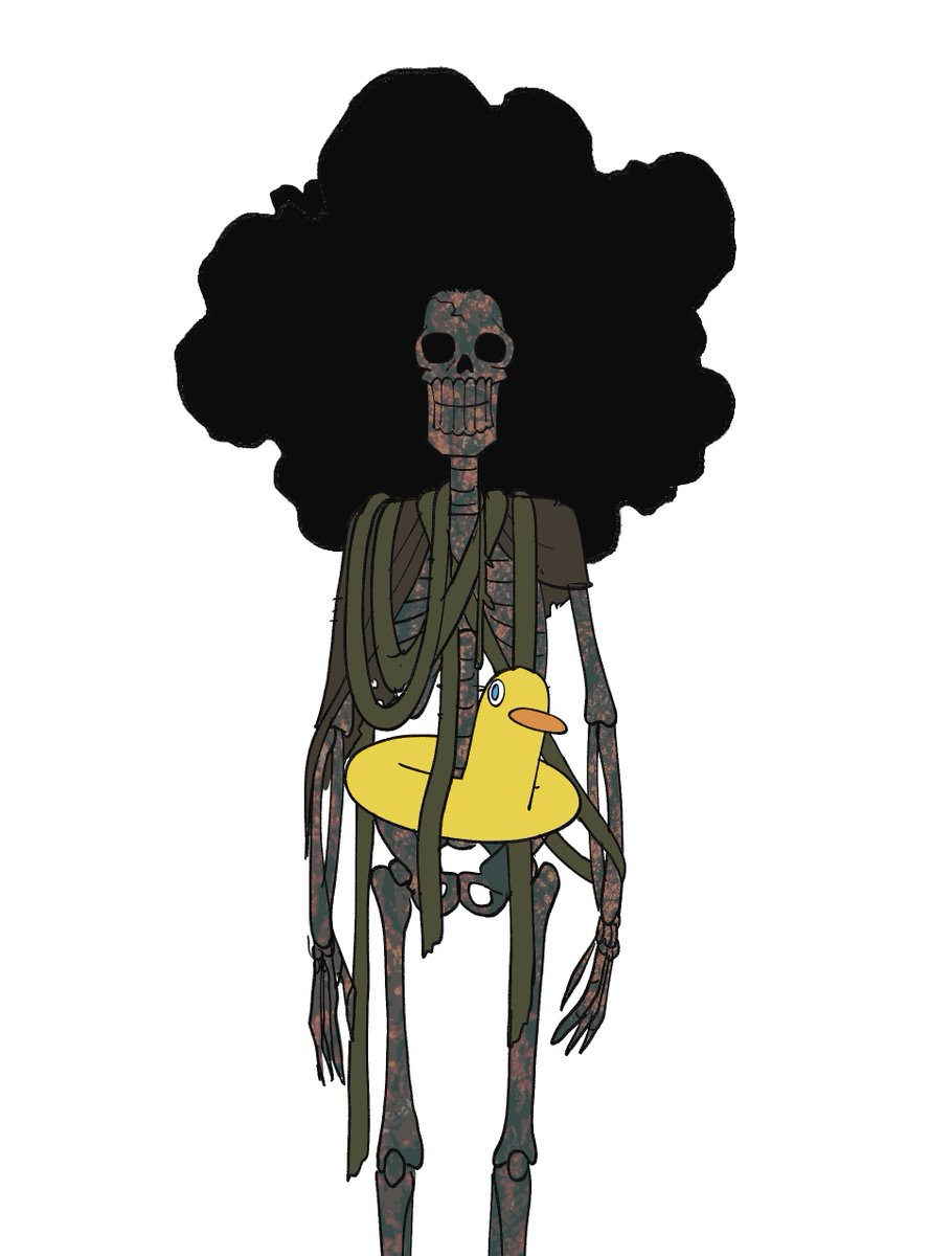 i had a dream that brook from one piece got a redesign and it looked like this