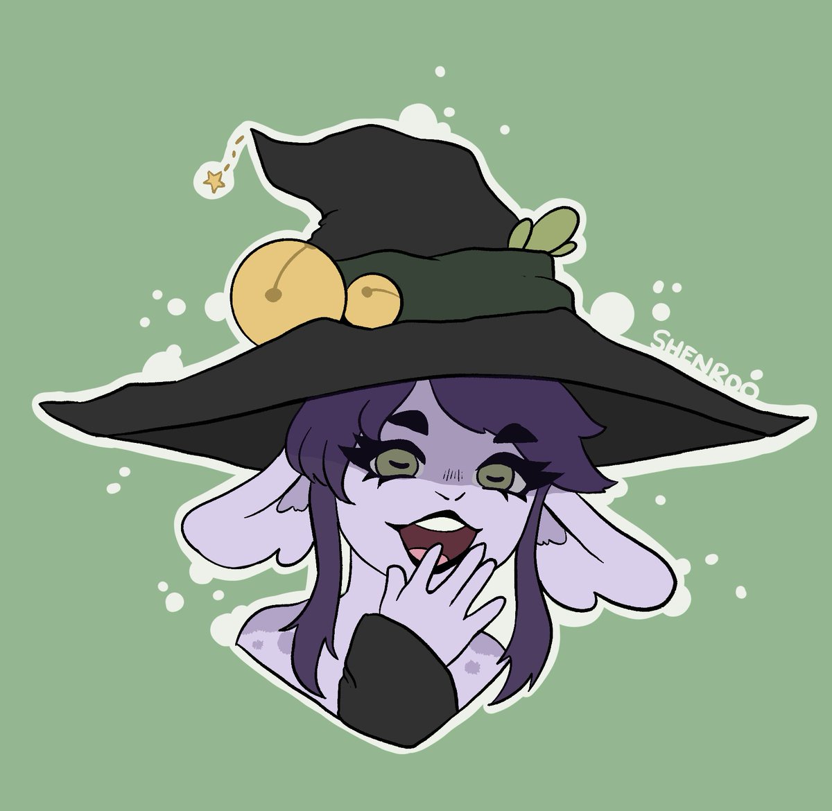ShenrooDraws's tweet photo. A good 'ol Sable laugh https://t.co/Kz98hG9kNz