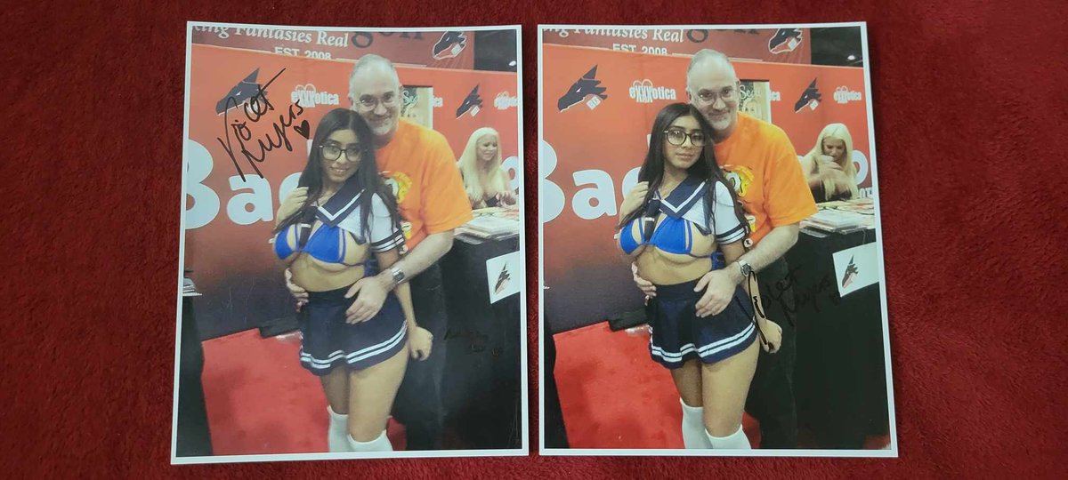 DavidPeifer's tweet image. Thanks to my friend @Pirelli913 for obtaining @violetsaucey Violet Myers signature on these photos at AVN that I was unable to attend. Hope to see her on the East Coast (New Jersey) later this year.