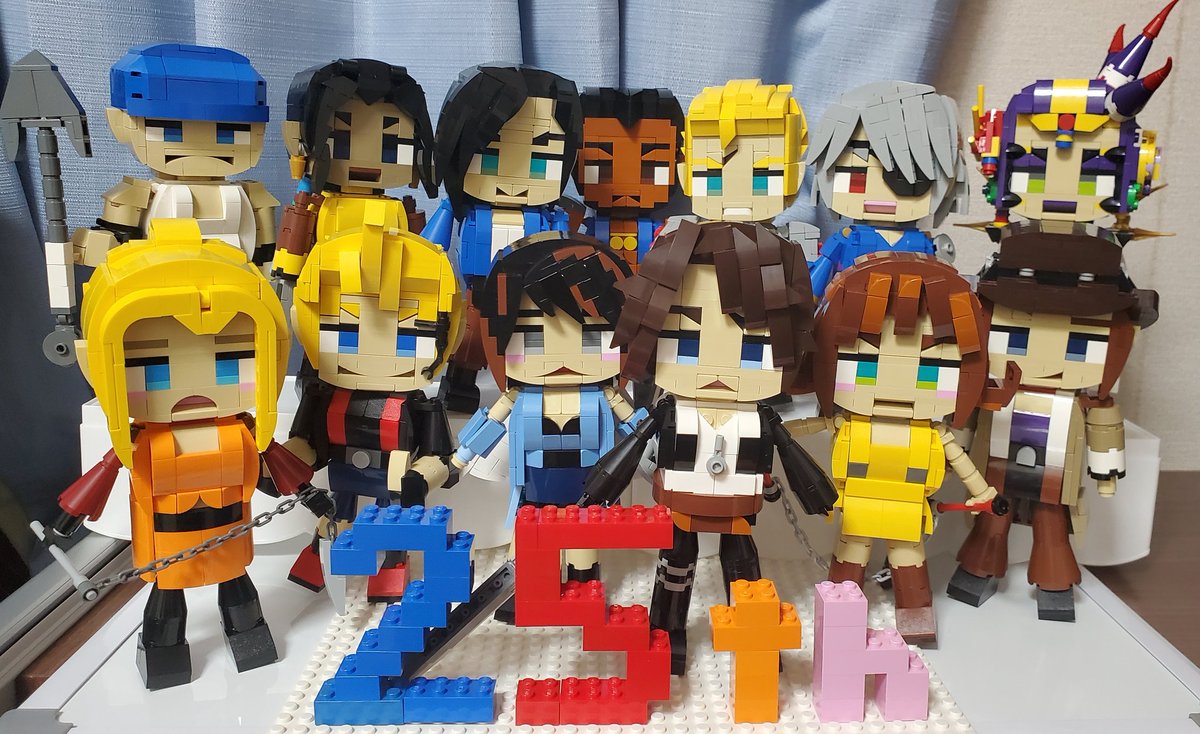 shelfall's tweet photo. FF8発売25周年おめでとうございます！！
#FF8 #LEGO https://t.co/HnLueBQTc5