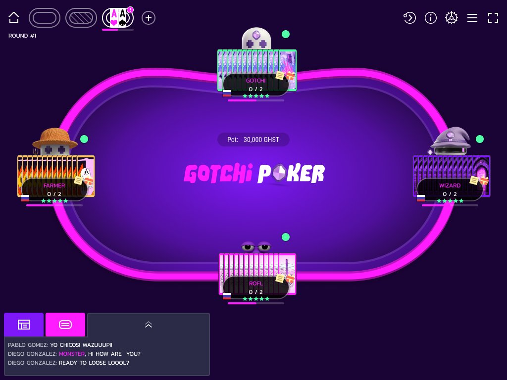 nofuture's tweet photo. Gotchi Poker is coming to @aavegotchi soon™ https://t.co/cynxOHEZrT