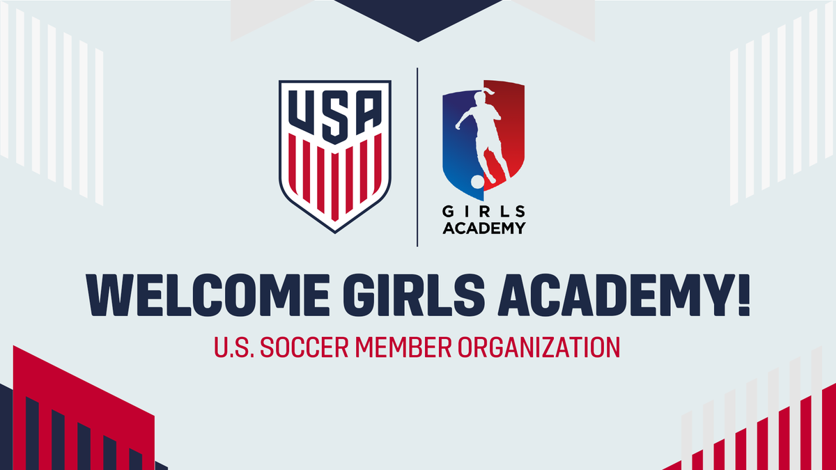 U.S. Soccer (@ussoccer) on Twitter photo Girls' Academy has also been approved to become a U.S. Soccer member!
<a href="/GAcademyLeague/">Girls Academy</a> is a national girls’ soccer league with more than 13,000 players in 94 member clubs, across more than 30 states. The organizations aims to be a leading youth development platform for the best Girls' Academy has also been approved to become a U.S. Soccer member!
<a href="/GAcademyLeague/">Girls Academy</a> is a national girls’ soccer league with more than 13,000 players in 94 member clubs, across more than 30 states. The organizations aims to be a leading youth development platform for the best