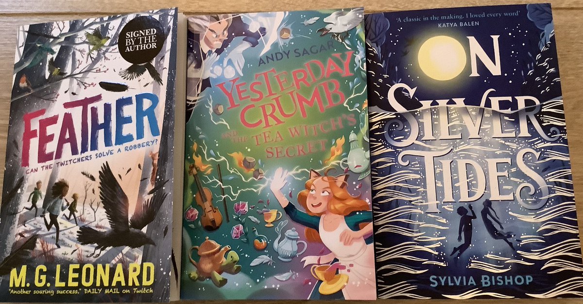 Book_Craic's tweet photo. A wonderful trio of books picked up at my local Waterstones today. @sylviabishop @andysagarbooks @MGLnrd #ReadingRocks #readingforpleasure #ReaderTeachers https://t.co/lPnDwpOqwr