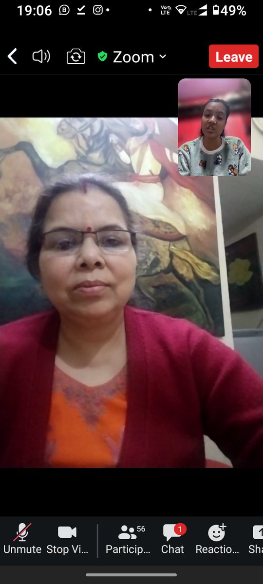 nilima_bjp's tweet photo. Attended a VC on #NaMoApp regarding
#MahilaMorcha1CrSelfies #HumaraAppNamoApp with North Bengal, Silliguri vibhag of @BJPMM4Bengal in the guidance of @BJPMahilaMorcha national SM member @ritureniwaladv ji, @TiyasaBiswas6 ji & @AninditaRoyDas4
Participated as SM Co Conv. BJPMM https://t.co/m4jKShN7bq