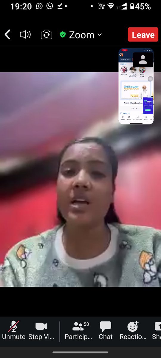 nilima_bjp's tweet photo. Attended a VC on #NaMoApp regarding
#MahilaMorcha1CrSelfies #HumaraAppNamoApp with North Bengal, Silliguri vibhag of @BJPMM4Bengal in the guidance of @BJPMahilaMorcha national SM member @ritureniwaladv ji, @TiyasaBiswas6 ji & @AninditaRoyDas4
Participated as SM Co Conv. BJPMM https://t.co/m4jKShN7bq