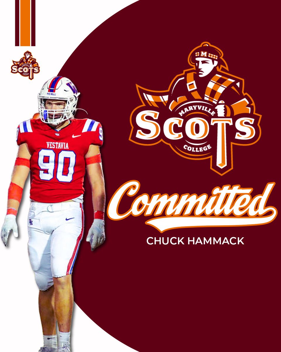 RecruitTheHills's tweet photo. Congratulations to @ChuckHammack10 for committing to @MCScotsFootball ! https://t.co/nTeqxXvSDo