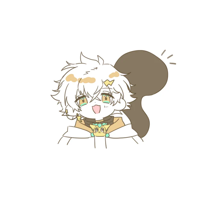 でかいしっぽついててかわいかったな……と 