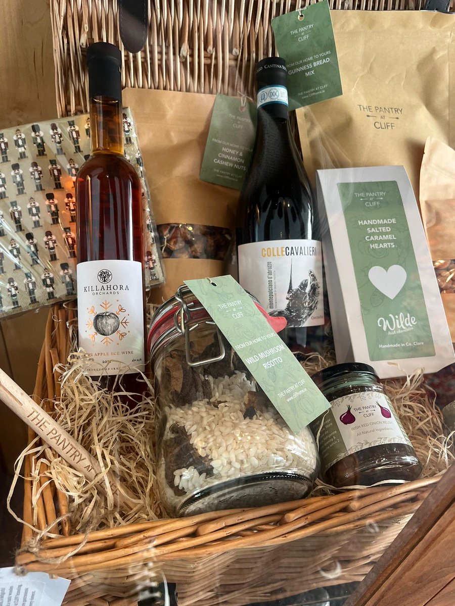 Nice to see us as included in excellent hamper at The Pantry ⁦⁦@cliffhousehotel⁩