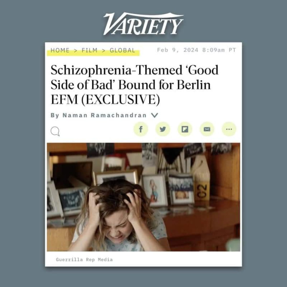 Storyteller Win!!🎉🎉

Super proud and excited for my sister-friends <a href="/JulesBruff/">Jules Bruff</a> &amp; Alethea Root &amp; the rest of the <a href="/goodsideofbad/">Good Side Of Bad | Film</a> cast and crew. We're headed to <a href="/EFM_Berlin/">European Film Market</a>!!🎉🎉

Blessed to be a part of this powerful film!❤🙌🏾❤

#mentalhealth #schizophrenia #family #awareness