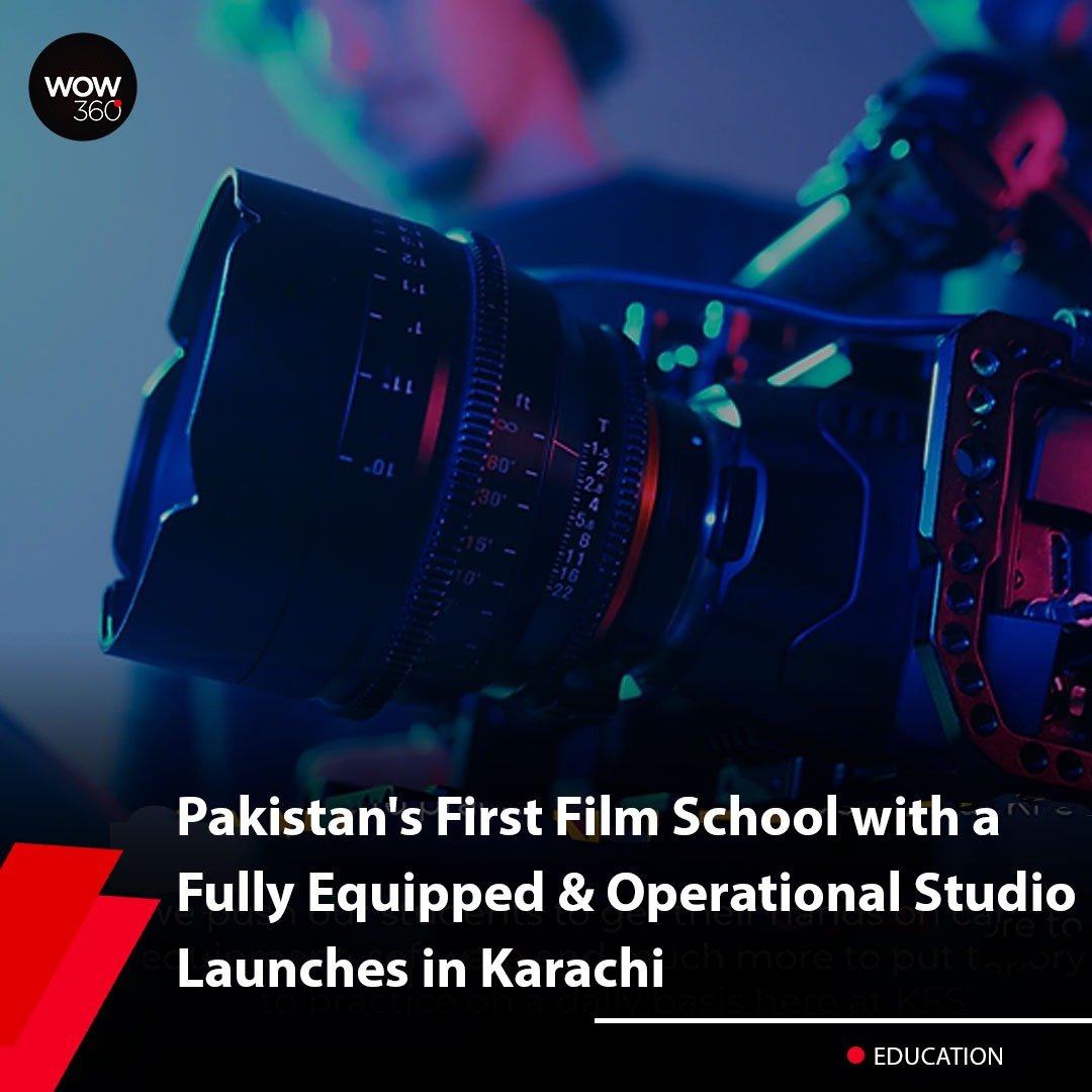 Karachi Film School (KFS) proudly announces its official launch as Pakistan’s first film school associated with a fully equipped and operational film studio, Studio 146. wow360.pk/pakistans-firs…