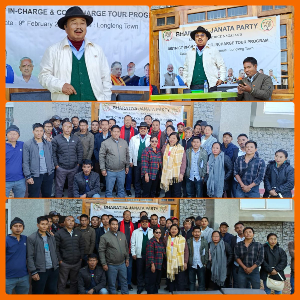 BJP Legislator Incharge of Longleng District and Hon'ble Advisor for IPR and Soil &amp; Water Conservation Shri <a href="/imkong_l/">Imkong L. Imchen</a>  , embarked on a tour to Longleng District today. Accompanied by State Secretary and Longleng District Incharge Shri <a href="/sangtam_ali/">Ali Sangtam</a>  and State Spokesperson Shri N.