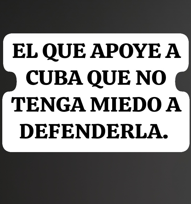 El que por su mente "dude" de la Revolución... que se baje del barco.  

Nos quedaremos los de verdad!!!