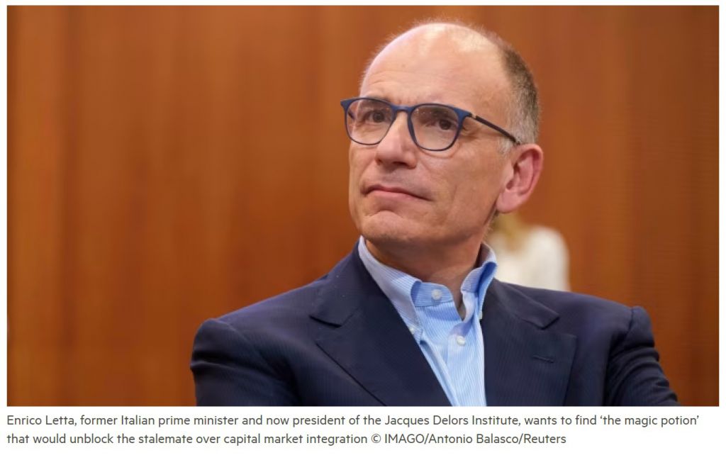 The strategic crossroads for the EU’s single market: An interview with Enrico Letta: The single market is also incomplete in its political functions. It has now become commonplace to talk of a “Brussels effect” by which non-EU companies... dlvr.it/T2Z3LC