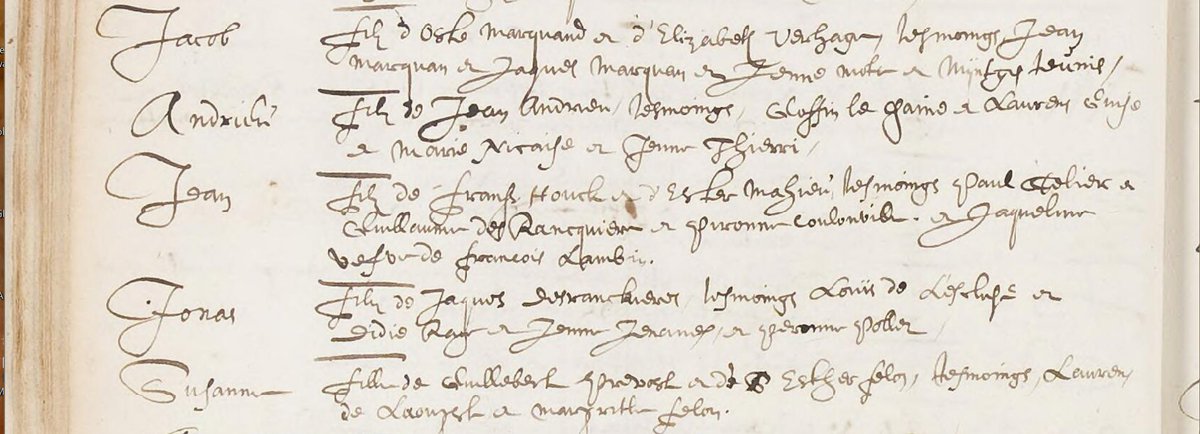 #Leiden #Mayflower #Pilgrim John Cooke was baptised Jean Houck,  Jan...Mar of 1607 in the Walloon Church in Leiden. While a mild name variation for Leiden, the 26 Dec 1611 baptism of sister Elizabeth Cook has pencilled note that Jean is her brother.