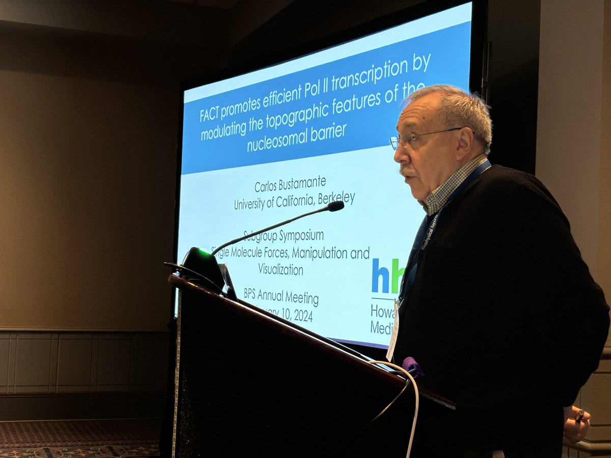 nevacaliskan's tweet photo. Kicking off #BPS24 the Single Molecule Forces and Visualization Subgroup meeting by the keynote Carlos Bustamante @BiophysicalSoc https://t.co/DOpMMqPROi