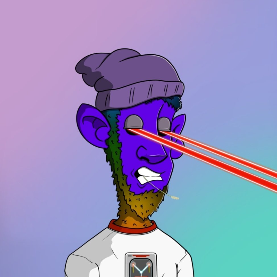 Stockup2323's tweet photo. @NorthWoods_eth @mogosnft @MOOGOs_Dao Very nice with the lasers and Flux shirt! https://t.co/reAP7Htbys