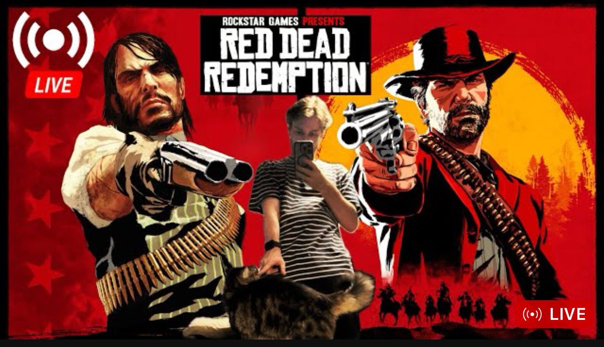 BeanCeebs's tweet photo. Live on Twitch &amp; YouTube at the same time playing Red Dead Redemption 1!
Twitch - https://t.co/jPp8sCAByv
YT Live - https://t.co/yF70FE4JsX https://t.co/tcB3RvoRuZ