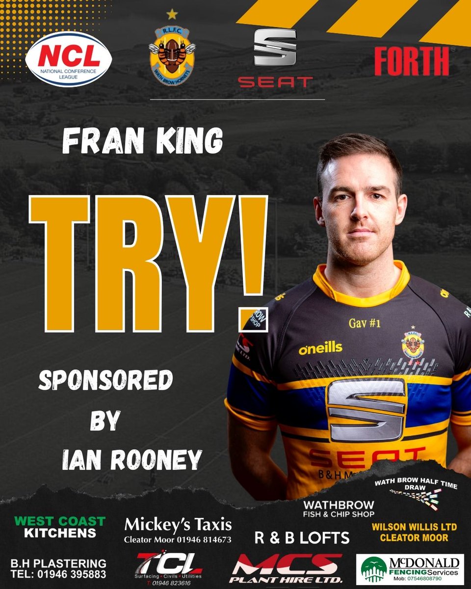 TRY | Fran King CONVERSION | Cole W-T Stanningley 0 - 10 Wath Brow Hornets