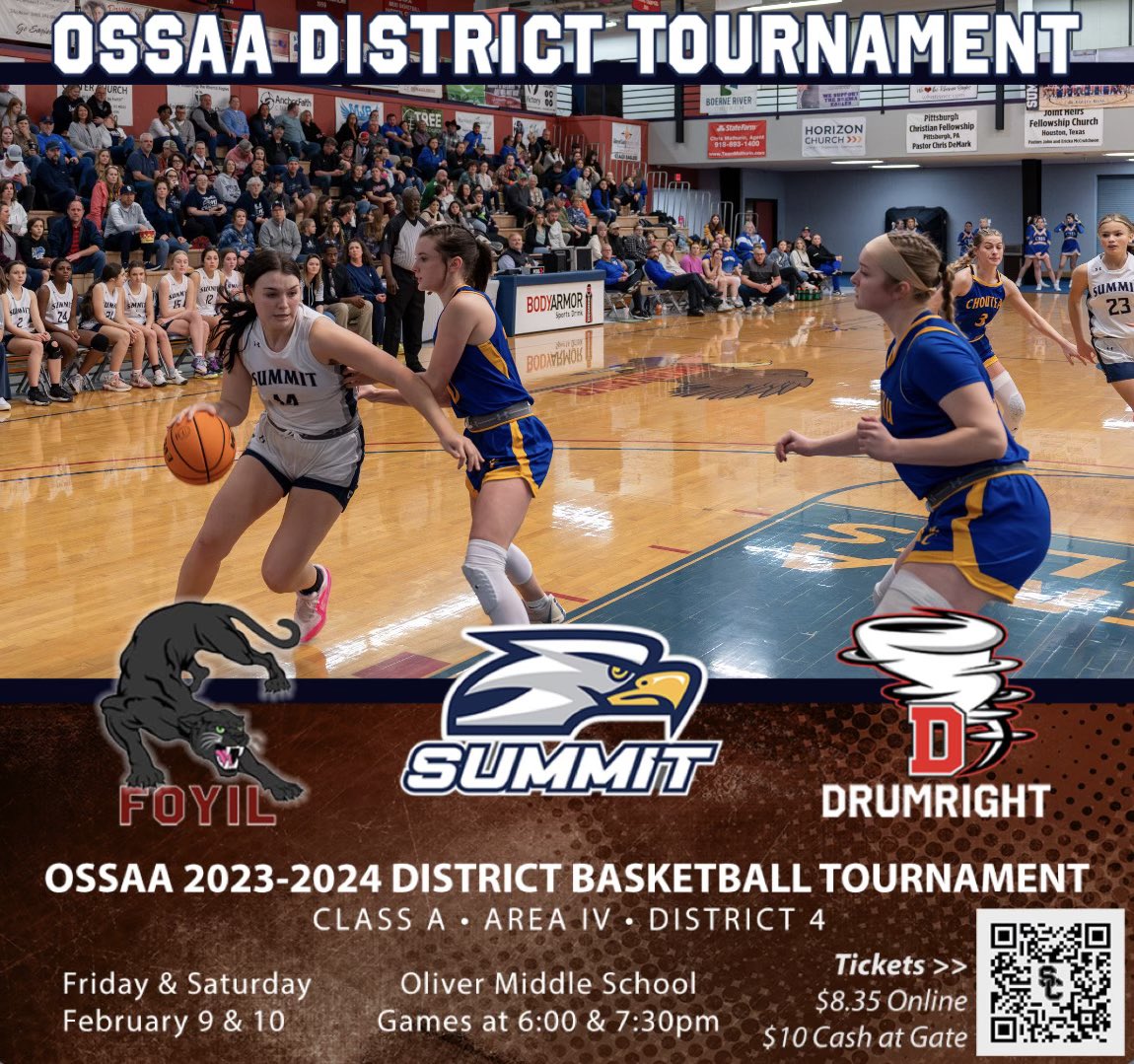 Summit Christian Lady's Basketball (@summit_lady) on Twitter photo Tonight
π 6 pm
Vs Foyil
For DISTRICTS!
πππ
<a href="/katey_stemple/">Katey Stemple</a>
<a href="/_valeriahill/">Valeria Hill</a>
<a href="/katey_stemple/">Katey Stemple</a>
<a href="/EmilySloat09/">Emily Sloat</a> Tonight
π 6 pm
Vs Foyil
For DISTRICTS!
πππ
<a href="/katey_stemple/">Katey Stemple</a>
<a href="/_valeriahill/">Valeria Hill</a>
<a href="/katey_stemple/">Katey Stemple</a>
<a href="/EmilySloat09/">Emily Sloat</a>