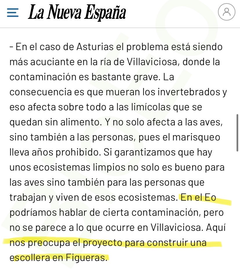 BioEo2023's tweet photo. La Sociedad Española de Ornitología (SEO/Birdlife) también ve los peligros que va a traer el actual proyecto del Puerto de Figueras. Os dejamos el reportaje publicado en La Nueva España: https://t.co/L6bur5kNXx

#MuroNoFiguerasSi https://t.co/f9iozGUYDf