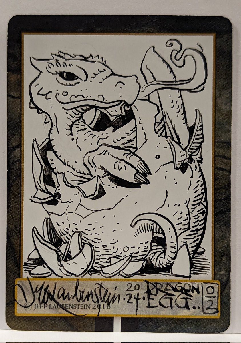 IllustratorJeff's tweet photo. #DreamhackDenver enters into day two. The place is packed with players and stacked with artists. Grab your cards and head over. It snowed but that'll just make the adventure cooler 
#mtg #Dreamhack

Here are a few custom tokens from yesterday. We'll see what today brings. https://t.co/cKrqWZxcmw