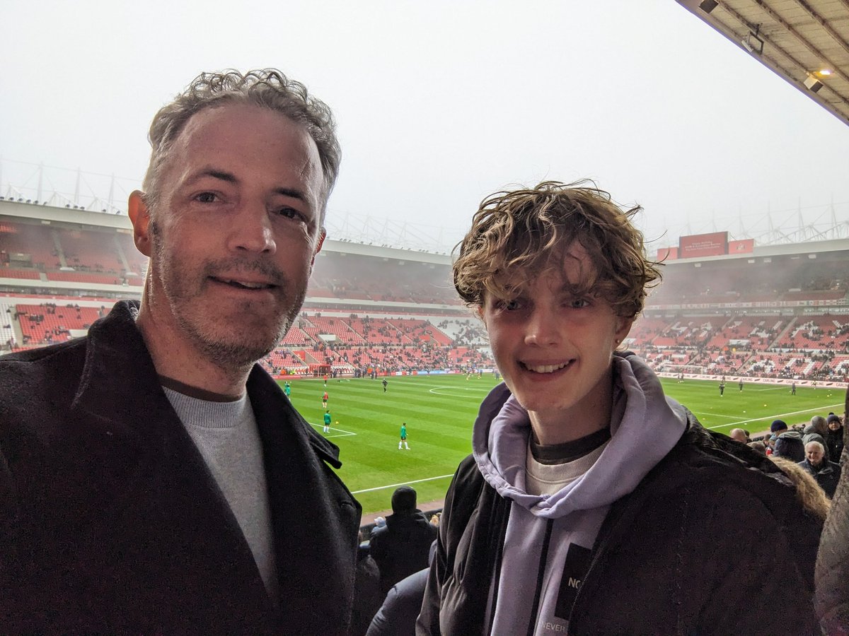 Footy with Dan 👍❤️🤍⚽ #HawayTheLads @SunderlandAFC