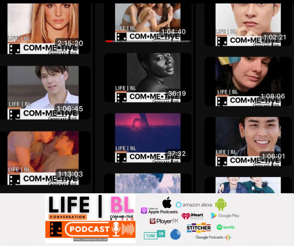 commetivebyaam's tweet photo. Exciting news! 🌟 'Life | BL Conversation With COM•ME•TIVE By Aam' is now official on Spotify, Apple Podcasts & more! From BL industry insights to bold discussions, we're here to chat. Tune in! https://t.co/CnjeFuftg6 #commetivebyaam #CommetivePodcast #AamAnusorn https://t.co/2gsTU9Se9W