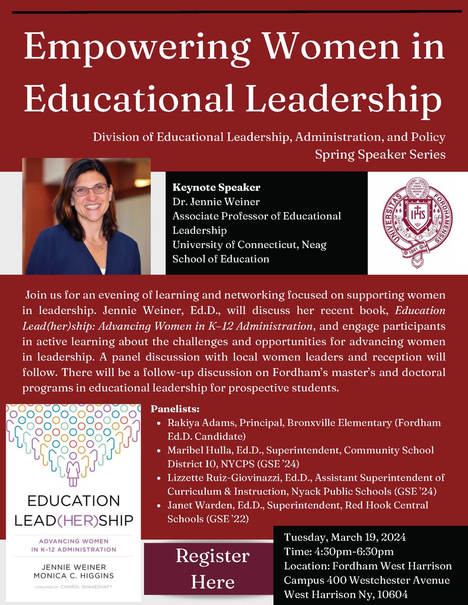 I am so excited to take this show on the road! First stop Westchester NY and a visit to Fordham's campus to share some insights and learn about some incredible women leaders in our field - Join us!