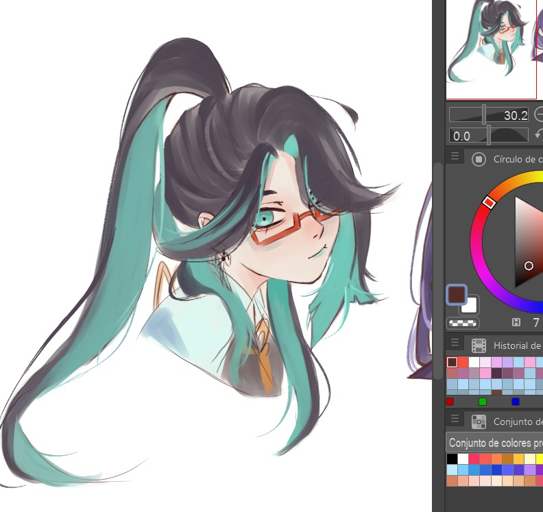 Blacksy_art's tweet photo. Xianyun ;u; (wip) #Genshinlmpact #wip #fsy #Xianyun https://t.co/9s1iaPvaNP
