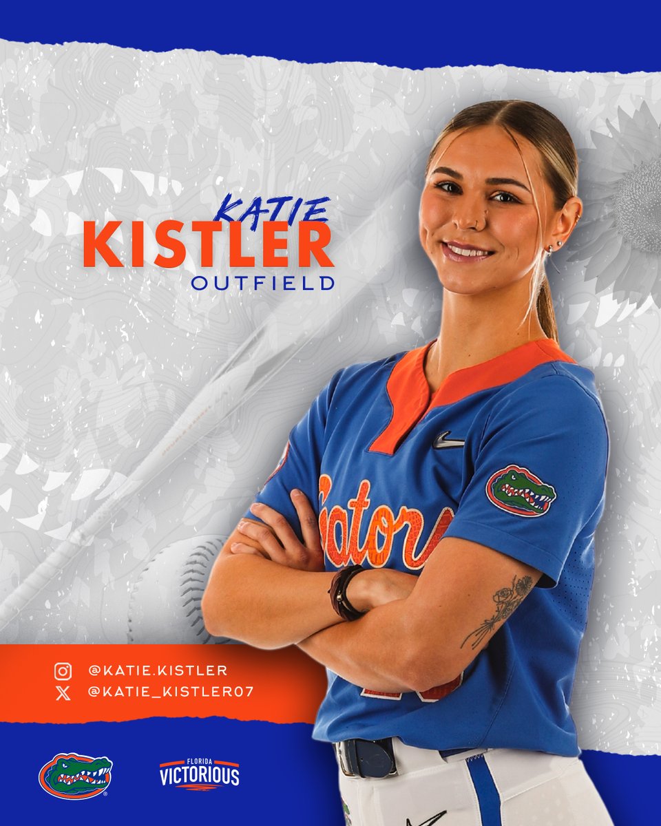 A Staple in the Swamp🧡 @katie_kistler07 is back for her senior year & has joined team Florida Victorious. To support Katie and her teammates, go to 🔗bit.ly/43zktR3! #FloridaVictorious #GatorNation #Softball2024 #GoGators #NIL @GatorsSB @_Timwalton