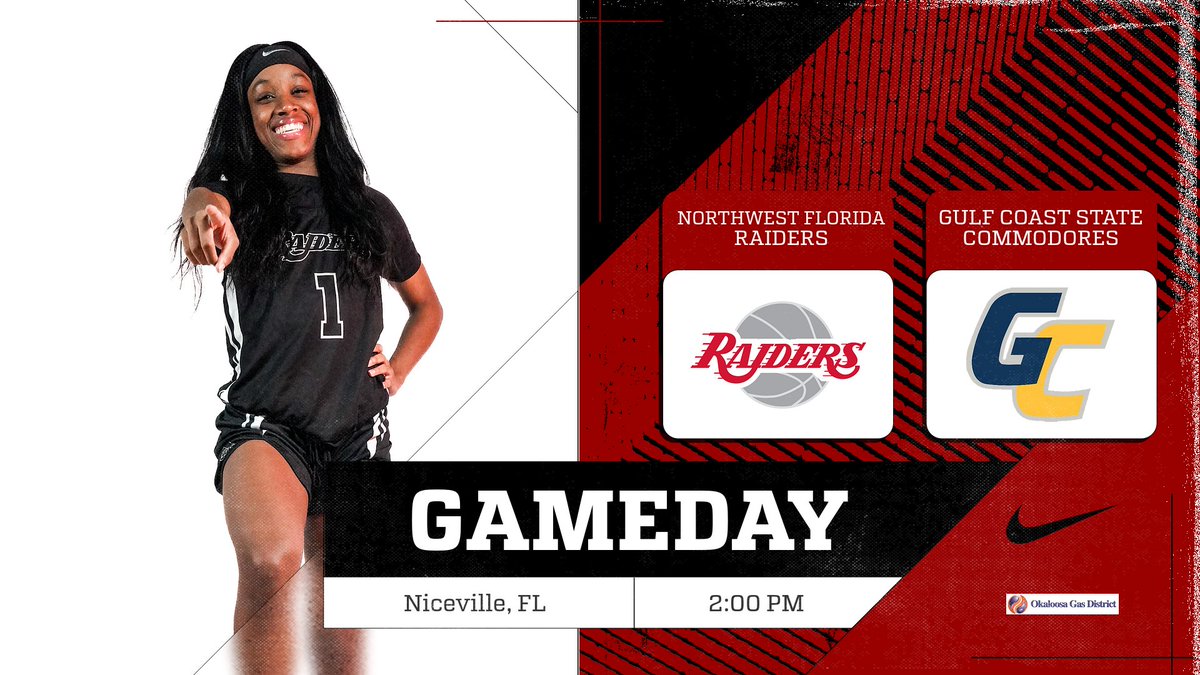 NWFRaiders_WBB's tweet photo. LET'S GOOO!!!
π #1 Gulf Coast
π Niceville, FL
ποΈ Raider Arena
β° 2:00 PM
π₯οΈ https://t.co/f3qfm7q2DA
#GoRaider #SoundTheSiren https://t.co/bN2L0qRh77