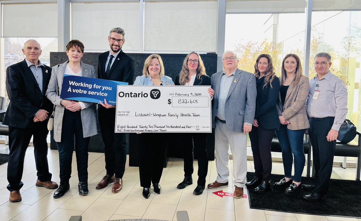LisaThompsonPC's tweet image. I was proud to join @Rae_Matt for an important announcement that will enable the #Listowel #Wingham Family Health Team to extend primary care in an innovative manner, closer to home in #Huron &amp;amp; #Perth Counties.