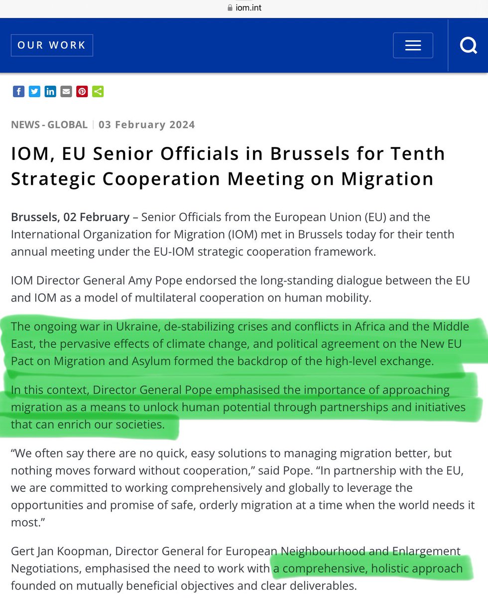 KimWexlerMAJD's tweet photo. @RadioGenoa The UN International Office for Migration, of course. 😲#DefundUN #DefundIOM #DefundUNHCR #DefundUNRWA https://t.co/xjVNkyWxbo