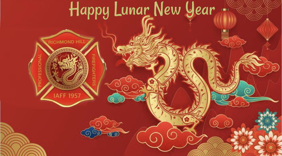 RHPFFA (@rhpffa) on Twitter photo Happy Lunar New Year to all celebrating in our community. #YearOfTheDragon2024 #richmondhillfirefighters Happy Lunar New Year to all celebrating in our community. #YearOfTheDragon2024 #richmondhillfirefighters