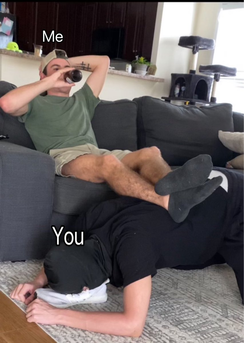 FootMasterBuck's tweet photo. The hierarchy is a real thing and you will forever be beneath me!

Retweet if you wish you were my footrest https://t.co/HXDIBEyVOR