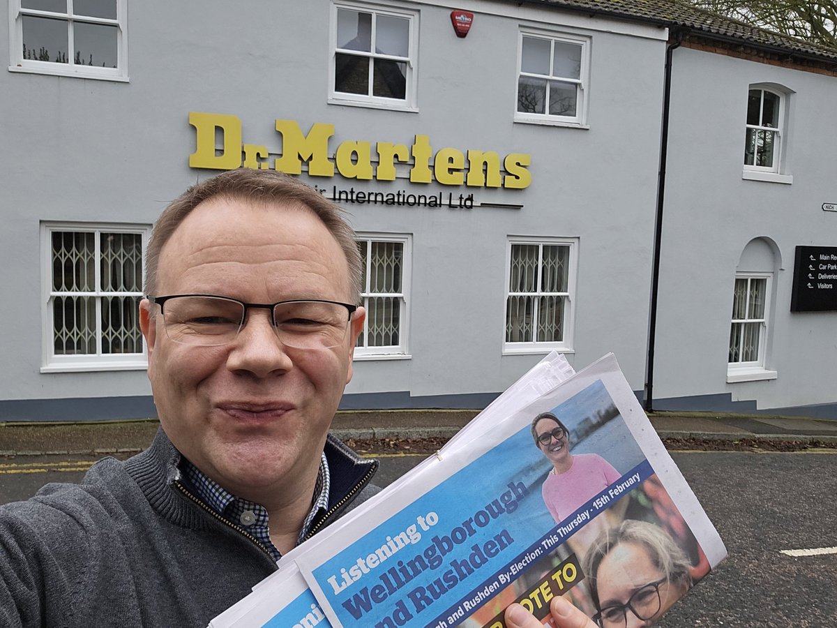 Sadly not on my canvass list, but nice to have this on my campaign route today! If you are a local, remember that unlike the Labour and Reform candidates, so is Helen Harrison.  #votelocal #wellingboroughbyelection
