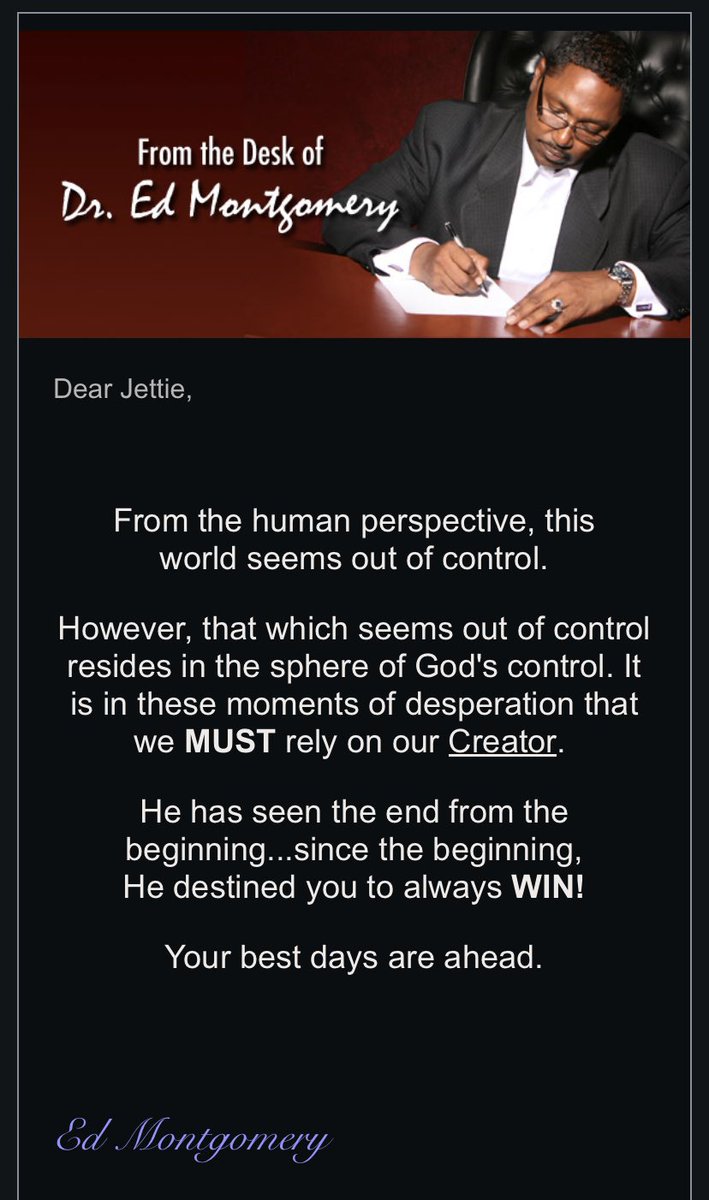 Come through <a href="/edmontgomery/">Ed Montgomery</a> Doc!!  #ramaword #onetimeGod