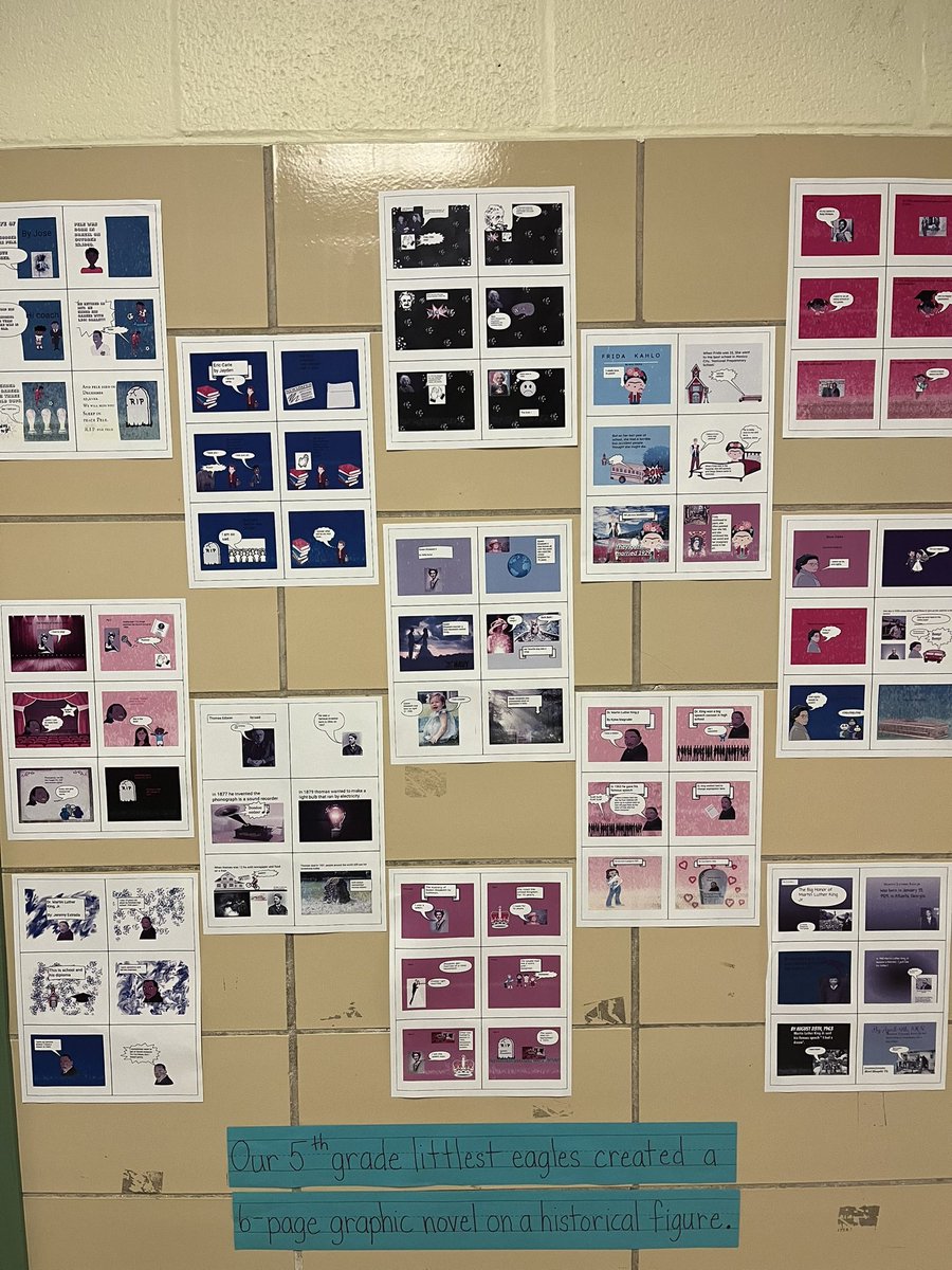 Amy Levengood (@levengood_reads) on Twitter photo My 5th grade students created a 6-page graphic novel on a historical figure during library using Wixie! They worked really hard and I am proud of their effort! <a href="/BCPSLMP/">BCPS LMP</a> <a href="/HolabirdCS/">Holabird STEM/Middle: A Community School</a> <a href="/BookerYalonda/">Yalonda Booker</a> <a href="/KarenBallard/">Karen Ballard</a> My 5th grade students created a 6-page graphic novel on a historical figure during library using Wixie! They worked really hard and I am proud of their effort! <a href="/BCPSLMP/">BCPS LMP</a> <a href="/HolabirdCS/">Holabird STEM/Middle: A Community School</a> <a href="/BookerYalonda/">Yalonda Booker</a> <a href="/KarenBallard/">Karen Ballard</a>
