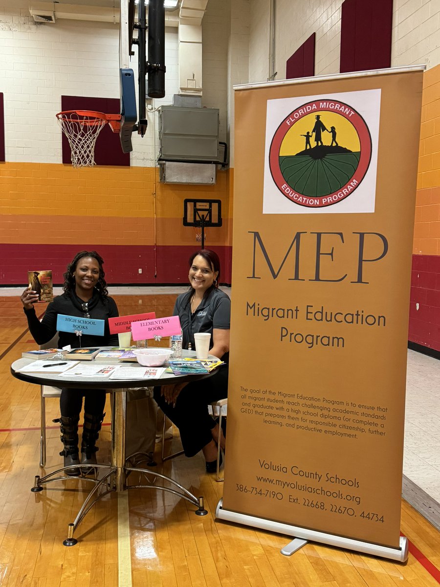 ertaylor75's tweet photo. Representing @volusiaschools at the YMCA Literacy Event. Providing information about the Immigrant and Migrant Programs. https://t.co/6aXapreoZ4